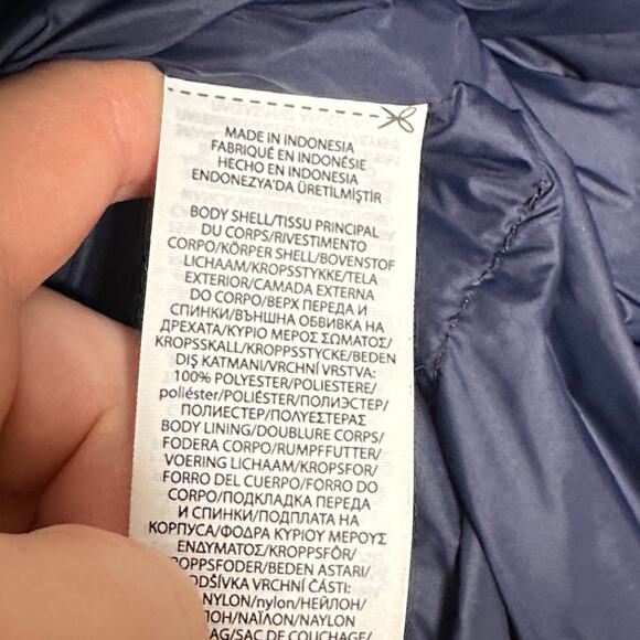 POLO RALPH LAUREN Aztec Patchwork Performance Puffer Duck Down Jacket Sz XL $498 - Picture 7 of 7